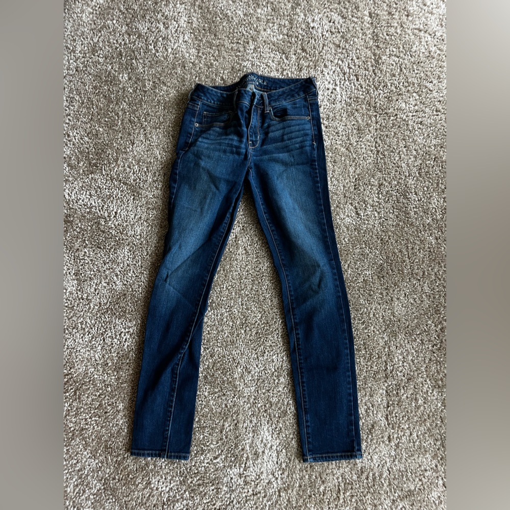 American Eagle Midnight Blue Women's Skinny Jeans